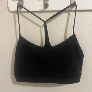 🍋LULULEMON Black Strappy Sports Bra size 12